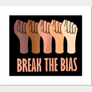 Womens We Rise Together Break The Bias Womens Day 2024 Posters and Art